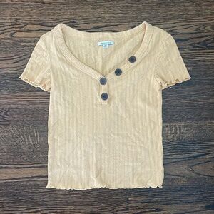 American Eagle Yellow Top